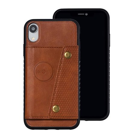 Genomtänkt Stöttålig Skal med Korthållare - iPhone XR