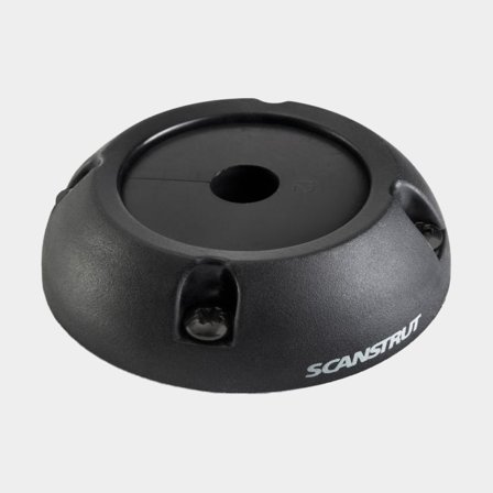 Kabelgenomföring Scanstrut DS30-P-BLK Vertical Cable Seal, plast, för kabel Ø9 - 14 mm, max anslutning Ø30 mm, svart