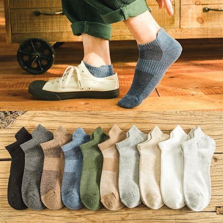 Korta Herrstrumpor Damstrumpor 10 Par Sport Andningsbara - Perfet