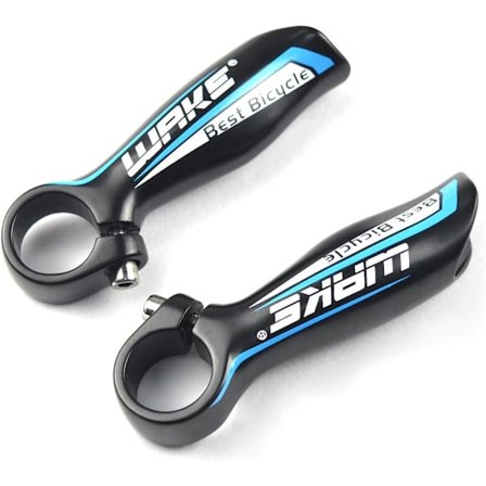 1 Par Aluminiumlegeringscykelstyrstänger MTB Mountainbike Styrstänger 22,2 mm, Blå