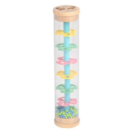 1 st Rainmaker, 8 tum Mini Rain Stick Musikinstrument Skallra Rör för Spädbarn Sensoriska Leksaker