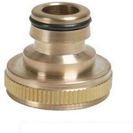 Messingkranmunnstykke BSP 3/4 " - Hann 1/2 "