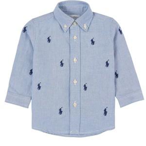 Kids - Ralph Lauren Branded Shirt Light Blue 3 Years - Tops - 3 years - Blue