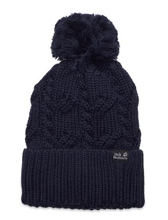 Stormlock Pompom Beanie Accessories Headwear Beanies Sininen Jack Wolfskin