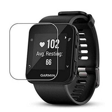 2-PACK Garmin Forerunner 30 & 35 hærdet glas 0,2 mm 9H 2,5D