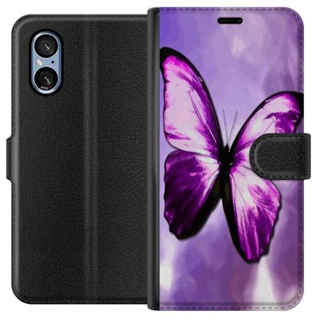 Yhteensopiva Lompakkokotelo Sony Sony Xperia 10 VI Perhonen