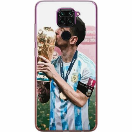 Xiaomi Redmi Note 9 Genomskinligt Skal Messi