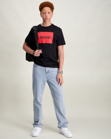 HUGO T-SHIRT Sort T-shirts Dreng - Kids Brand Store
