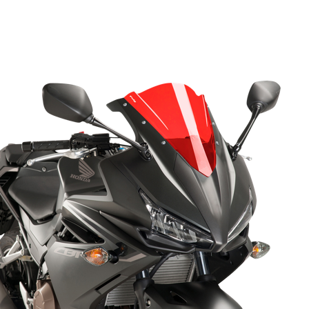 Tuulilasi Puig Racing Punainen - Honda CBR 500 R 2016-2018