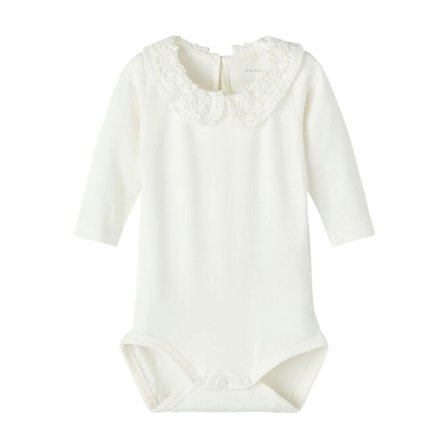 Name it Baby Body med Spetskrage, Storlek 80