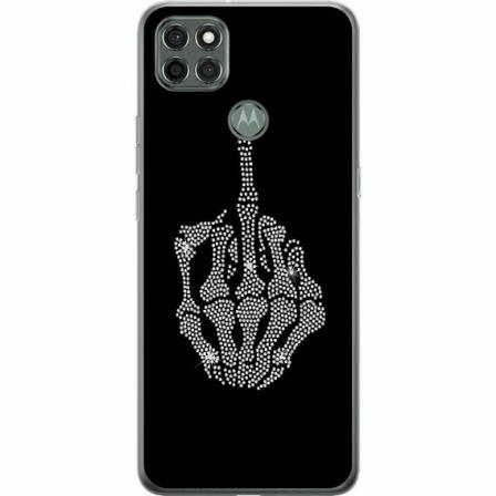 Motorola Moto G9 Power Genomskinligt Skal Fuck You Bling