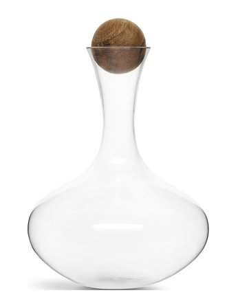 Sagaform | Nature Wine Carafe With Oak Stopper | 2 L