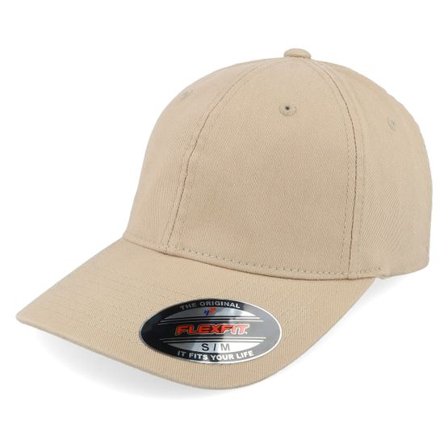 Flexfit - Beige flexfit Keps - Washed Cotton Dad Cap Khaki Flexfit @ Hatstore