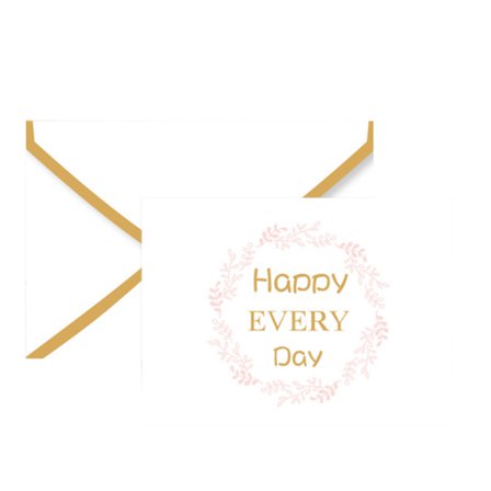 20 stk. Takkekort Bronsefoliert for Ønsker Velsignelseskort med Konvolutt Valentinsdag Farsdag Gratulasjonskort