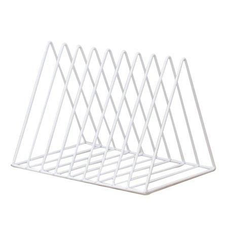 Vintage Triangel CD-teline Säilytyshylly CD-teline DVD-teline DVD-teline Kirjatuki Kirjahylly Lehtiteline