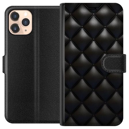 Kompatibelt Plånboksfodral till Apple Apple iPhone 11 Pro Leather Black