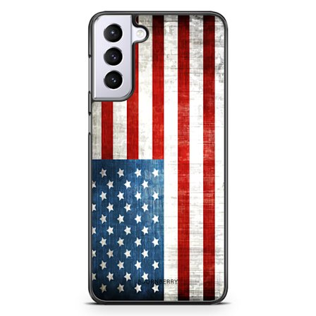 Bjornberry Skal Samsung Galaxy S21 Plus - USA Flagga