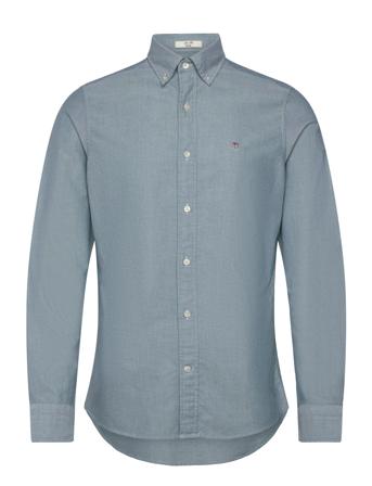 Slim Oxford Shirt Tops Shirts Casual Green GANT