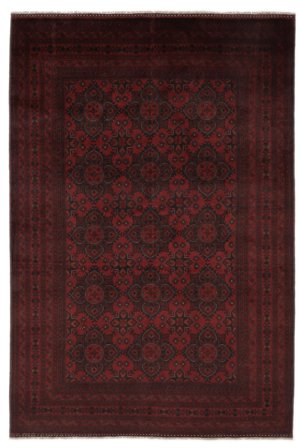 Afghan Khal Mohammadi Matta Orientalisk Svart/Mörkröd (Ull, Afghanistan)