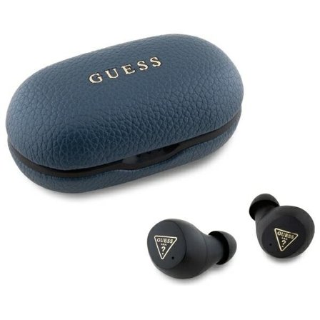Guess Bluetooth-hodetelefoner GUTWSPGTSPSPSB TWS + dokkingstasjon blå/blå Grained Classic Logo