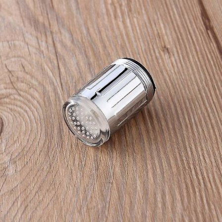 7-fargets RGB LED-lys Vann Glødende Rustfritt Stål Kran