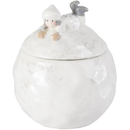 Skål Snövättebarnas Snöbolls Gömma Cult Design Vit