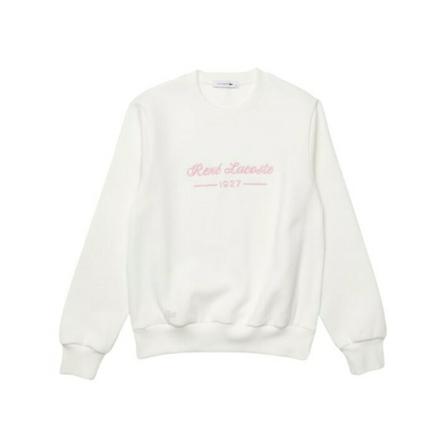 Lacoste, Sweatshirt Wit, Dames, Maat:L