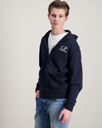 C.P. Company ZIP SWEATSHIRT/HOOD Sininen Hupparit/Hoodie Pojat - Kids Brand Store