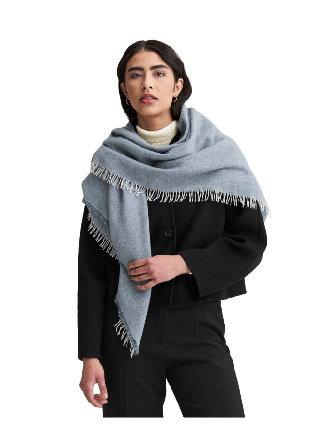 Newhouse Ullscarf Ebba Halsdukar & scarves Dam Blå ONESIZE