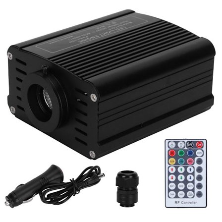 16W RGBW valokuituvalomoottoriohjain 12V kattovalonlähde kaukosäädin