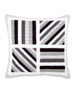 Broderikit Kudde långstygn Linjer - Vervaco