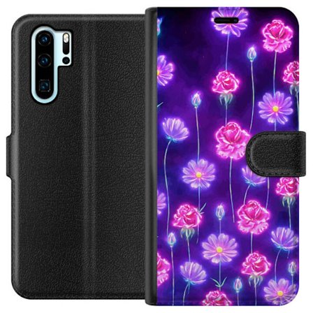 Yhteensopiva Lompakkokotelo Huawei P30 Pro Bloom Reverie Electric Petals