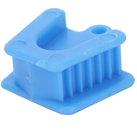 Professionelle mundrekvisitter Silikone Dental Ortodontiske Bidblokke Kind Retractor Blå M