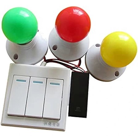 NA/Busy Board Lysbryter DIY Busy Board Artikler Tilbehør Tidlig Pedagogisk Leke For Barn Småbarn