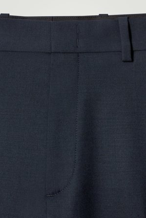 COS Men's Pantaloni Slim In Lana in Blu