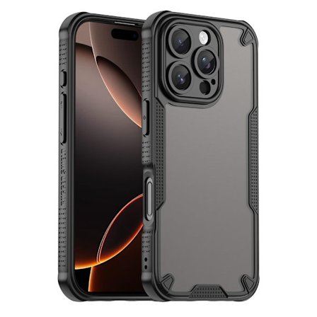 iPhone 16 Pro Skal Frosted Armor Series Svart