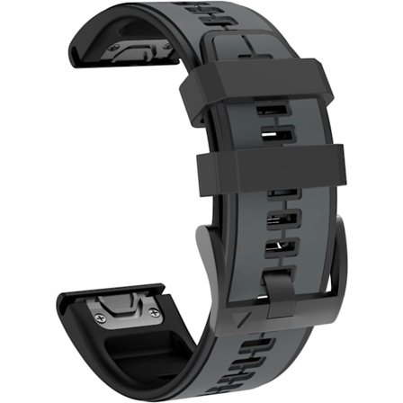 Rem til Garmin Fenix 7/Fenix 6/Fenix 5/EPIX 2, Quick Fit 22mm silikone armbånd til Approach S60/S62, D2 Delta, Forerunner 935/945