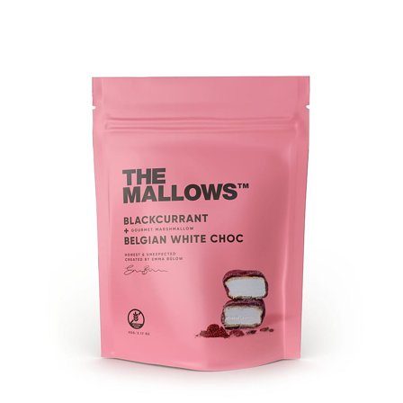 The Mallows Marshmallows Blackcurrant & White Chocolate, Helse & Madvarer, Snacks, Øvrigt
