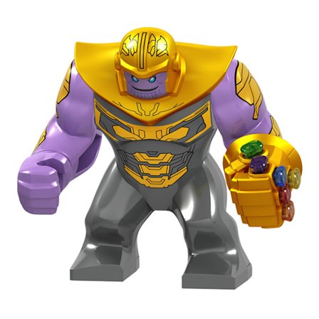 8cm Thanos Rustning med Infinity Hanske Sverd Mini Dokke Byggestein Leker Barn Gaver Halloween kk-KK-