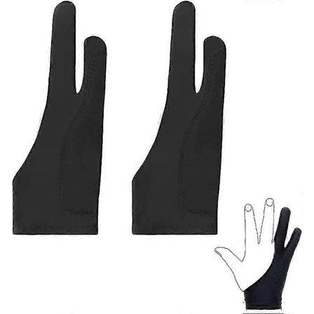 Artist Handskar Två-finger Handskar Två-finger Handskar För Skissning Lämpliga