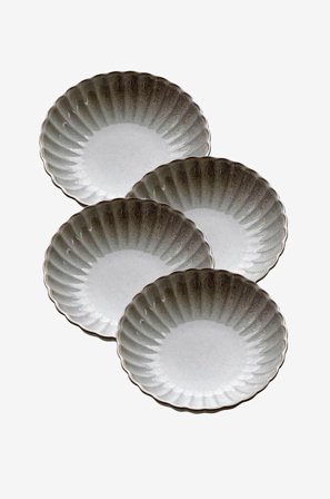 Zelected by Houze - Pasta/salatskål Dahlia Grey 4-p - Grå - Skåler - Fra Homeroom