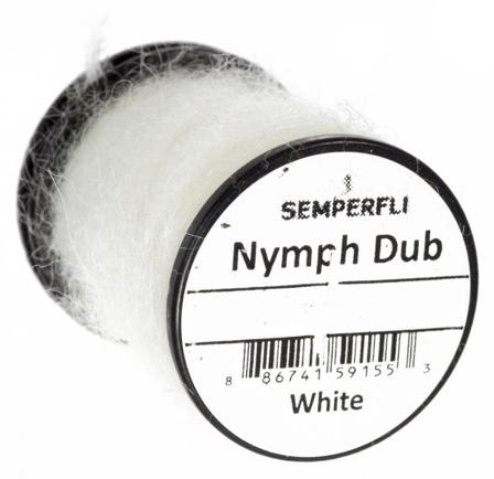 Semperfli Nymph Dub - White