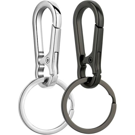 Metal nøglering nøglering nøglering klemme opbevaringsboks egnet til hjemmebilnøgle nøglefinder mænd og kvinder