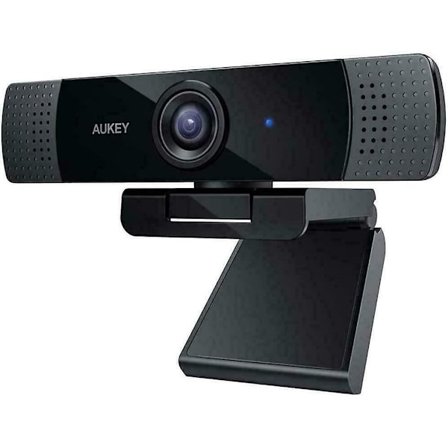 Aukey Full HD (1080p) Webkamera for videochat med stereomikrofon - Svart - USB