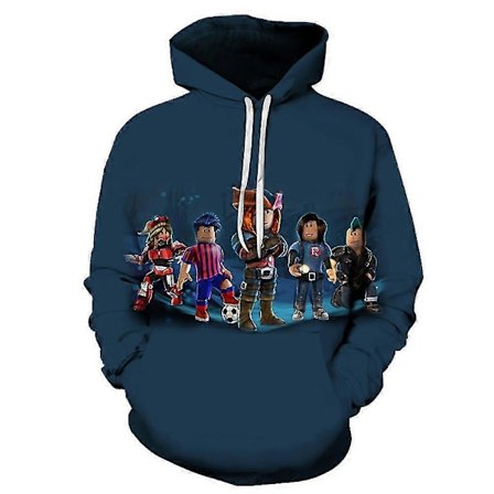 Roblox Gaming Sport Hoodies för Barn 5-10 År, Pojkar & Flickor, Tröja med Huva, Present