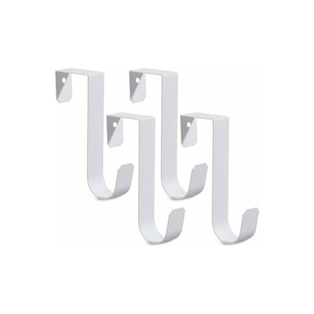 4 koukkua oven yli, raskaan sarjan metalliset yksittäiset koukut oven yli, valkoiset koukut oven yli, koukut oven yli ripustamiseen, pyyhkeet, 