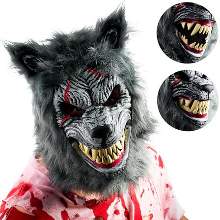 Syncfun Halloween-asuvaruste Pelottava Kauhu Halloween Cosplay-asu Maskin Outo Lateksi Kaljuhattu Aikuisten Juhliin Cosplay-tarvikkeet Pukeutumiseen 