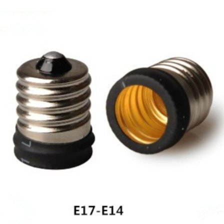 2 kpl E17–E14 valokanta lampun pidikkeen valonmuunnin