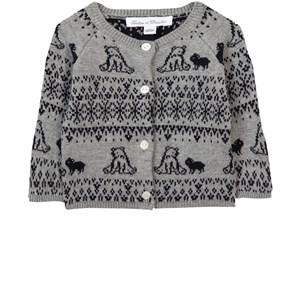 Tartine et Chocolat Grey Knit Cardigan 9 Months - Jumpers and knitwear - 9 months - Grey
