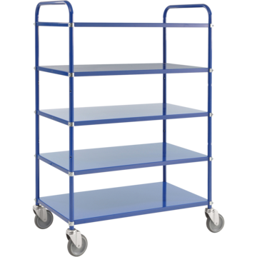 Plåtvagn 5 plan med broms